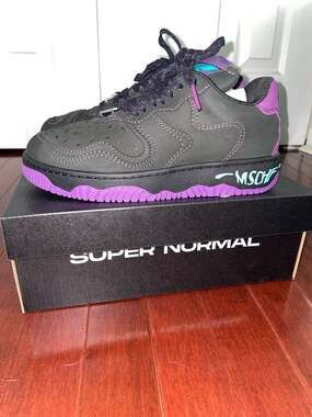 MSCHF Super Normal 2 Mars Black Men's Sneakers Size 6